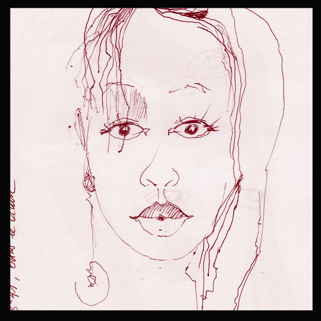Portrait au stylo bille