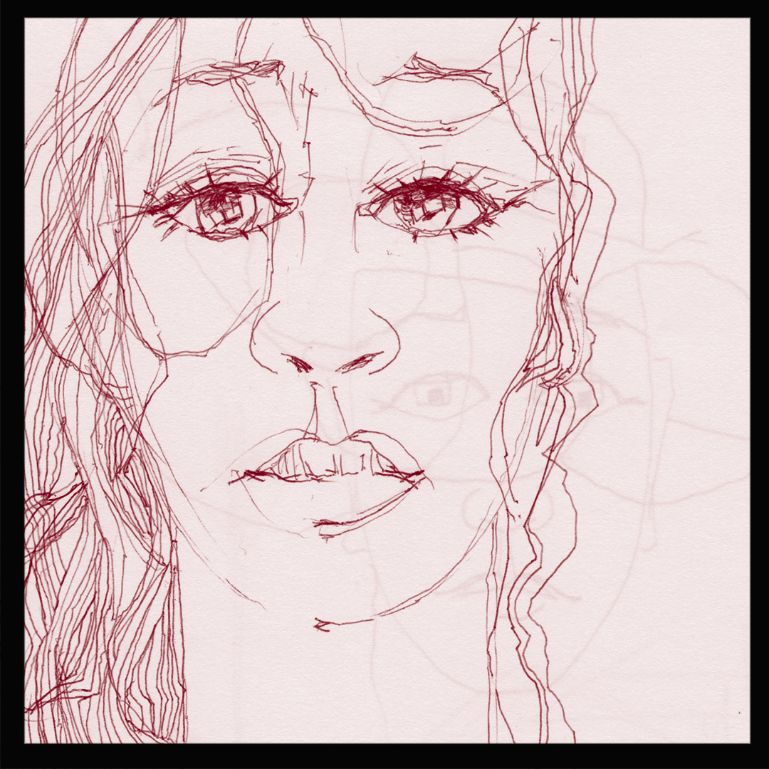 Portrait au stylo bille