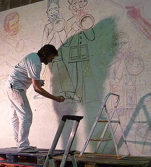 Réalisation récente — fresque