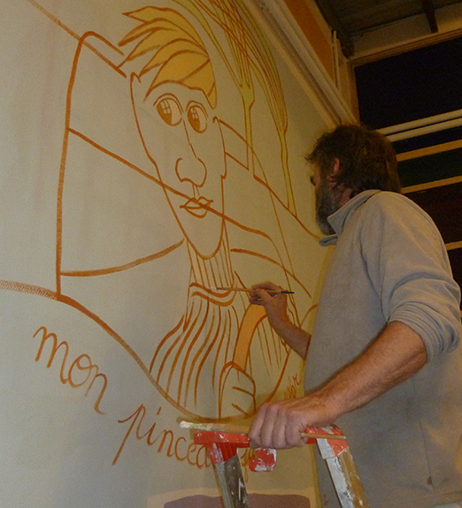 Réalisation récente — peinture murale